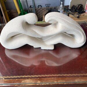 Royal Haeger Couple Reaching Infinity Sculpture 1980s